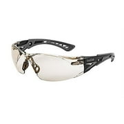 Bolle Safety 40209 Rush+, Csp Pc Asaf - Platinum, Black & Grey Frame
