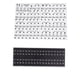 thumbnail image 1 of Pegatinas transparentes extraíbles para teclado de piano de 88 teclas, diseño de letras grandes para principiantes y niños que aprenden notas, 1 of 7