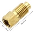 thumbnail image 4 of Adaptateur de Réservoir de Réfrigérant de Voiture R134a Connecteur de Conversion 1/4 SAE à 1/2 Adaptateur de Pompe à Vide, 4 of 8
