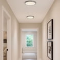 thumbnail image 4 of 58712WTSN Maxim Lighting Wafer - 15W 1 LED Round Flush Mount-0.5 Inches Tall and 7 Inches Wide-Satin Nickel Finish, 4 of 5