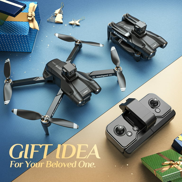D97 GPS Drone with 8K UHD Camera, Foldable Drones for Adults Beginners, RC  Quadcopter Drone, Brushless Motor, VR Mode, GPS Auto Follow