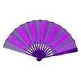 thumbnail image 3 of Almencla LED Bar Fan Dancing Lights Fan, Music Festival Accessory, Glowing Party Prop Folding Fan for Home Halloween Birthday Wedding,, 3 of 8