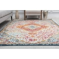 thumbnail image 3 of Harper HY50M Sweet Nectar Abstract Vintage White Area Rug, 2'6" x 8', 3 of 5