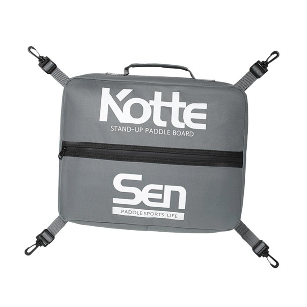 Bolsa de tela Oxford duradera para kayak, paddleboarding, organizador, remo aislado gris