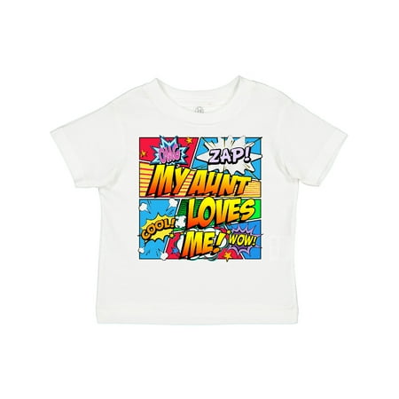

Inktastic My Aunt Loves Me Gift Toddler Boy or Toddler Girl T-Shirt
