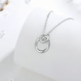 thumbnail image 4 of Eusense Initial Necklace Letter O Pendant for Women, 925 Sterling Silver Alphabet Jewellery Gifts, 4 of 5