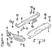 Genuine OE Honda Bumper Support - 8-97139-416-1 Fits select: 1998-2002 HONDA PASSPORT
