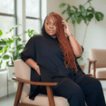 thumbnail image 2 of Women’s Black Plus Size Oversized Poncho Hoodie Set, 2 of 7