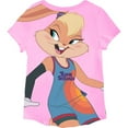 thumbnail image 3 of Space Jam Lola Bunny Girls T-Shirt - Front & Back Tee - Sizes 4-16, 3 of 3