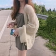 thumbnail image 6 of Women Beach Casual Cardigan Loose Shawl Kimono Cardigan Bikini Cover Tops Shirts, 6 of 6