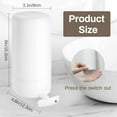 thumbnail image 6 of Unbranded Oval White Wall Mounted Soap Dispenser, 1 Piece, 1 Pack, 6 of 8