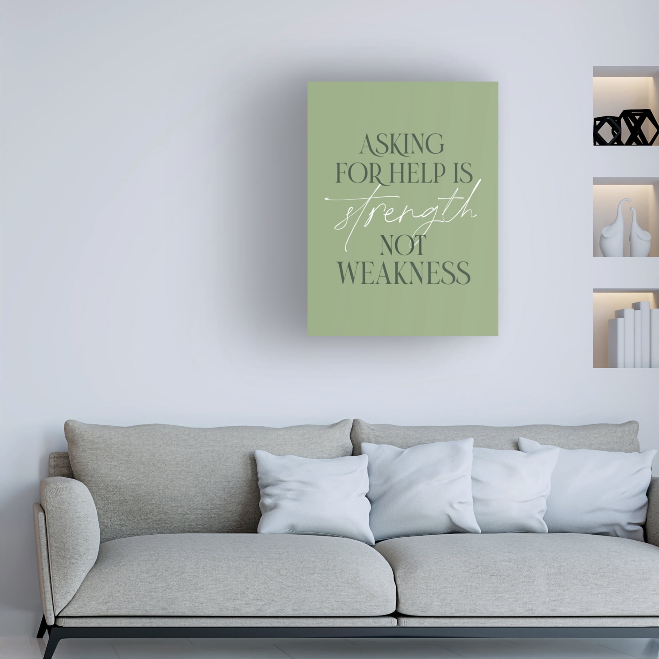 Trademark Fine Art Beth Cai  Asking Help Canvas Wall Art