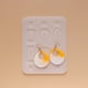 thumbnail image 1 of 5pc Earring Pendant Silicone Molds Resin Casting Molds For UV Resin Epoxy Resin Jewelry Making Mixed Shapes White 156x122x4mm Hole: 1.5mm, 1 of 4