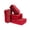 Cherry Red, variant on Cherry Red 4-Piece Travel Packing Cubes Set for Luggage and Carry-on Bags