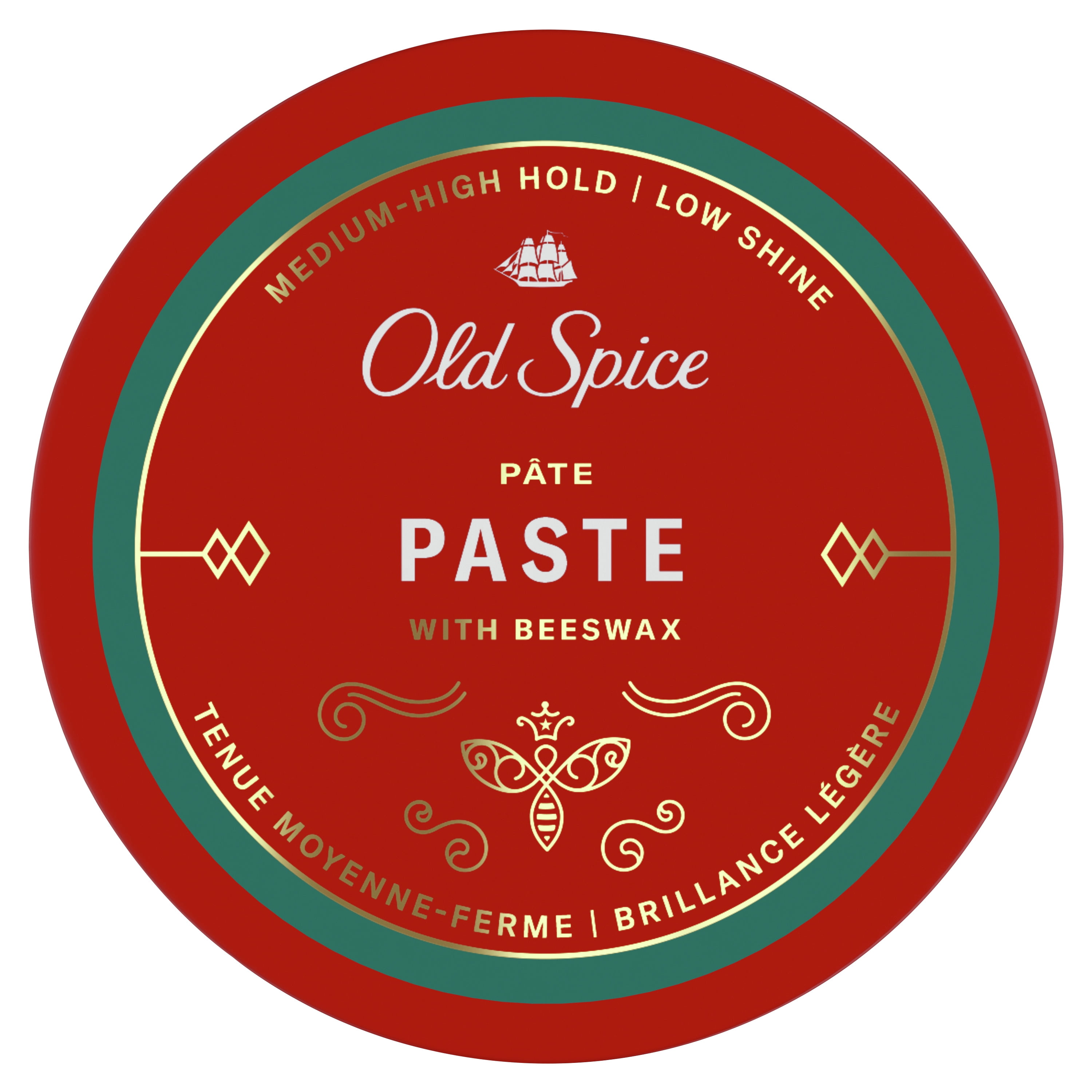 Old Spice Hair Styling Paste for Men, Medium to High Hold, 2.22 oz