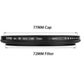 thumbnail image 3 of Zomei 72mm Ultra Slim ND2-ND400 Fader Variable Neutral Density Adjustable ND Lens Filter Optical Glass, 3 of 9