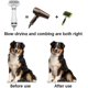 thumbnail image 1 of Pet Dog Hair Dryer Comb: Upgraded 2-in-1 Pet Grooming Hair Dryer with Slicker Brush, 1 of 4