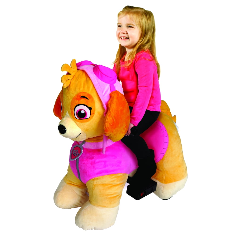 skye plush ride on toy