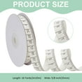 thumbnail image 2 of 16 Yards Measuring Tape Ribbon 5/8 inch Ruler Ribbon Soft Natural Measuring Tape for Gift Wrapping Teacher Appreciation Back to School Decoration Crafting and Sewing, 2 of 5