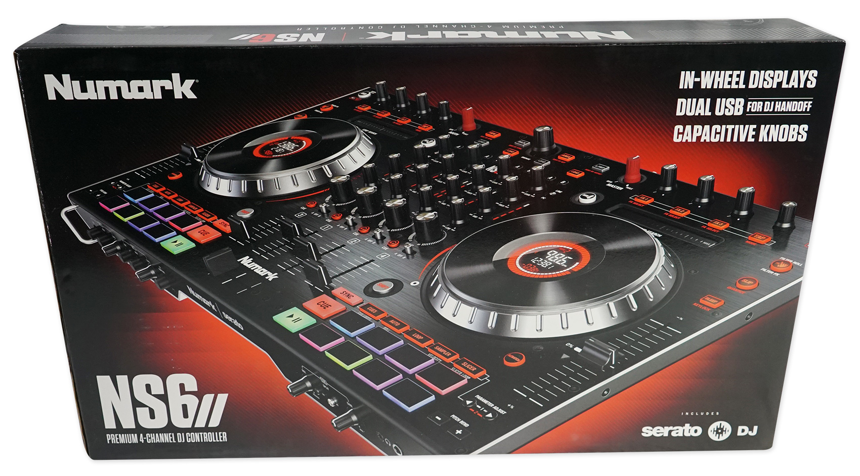 Numark NS6II 4-Channel DJ Controller w/ 2