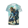 thumbnail image 4 of The Legend Of Zelda Boys Girls T Shirt Kids Short Sleeve Crewneck 3d Printed Graphic Shirts For Kids Youth X-Small, 4 of 6