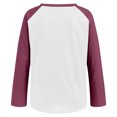 thumbnail image 7 of UngA Fashion Clothing Long Sleeve V Neck Shirts for Women Fall Tops Lightweight Sweaters Dressy Casual Tunic Tops 2025 Outfits Brick Red,L, 7 of 7