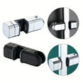 thumbnail image 3 of JINGT Universal 15mm-30mm Chrome Shower Rail Head Slider Bar Holder Adjustable Bracket, 3 of 6