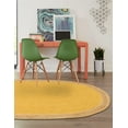 thumbnail image 5 of Unique Loom Braided Jute Collection Area Rug - Goa (3' 3" x 5' 1" Oval Yellow/Natural), 5 of 6