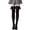 Black, variant on Womens Japanese Anime Thigh High Socks Aesthetic Elegant Lace Ruffled Trim Frilly Cosplay Over Knee Long Stockings