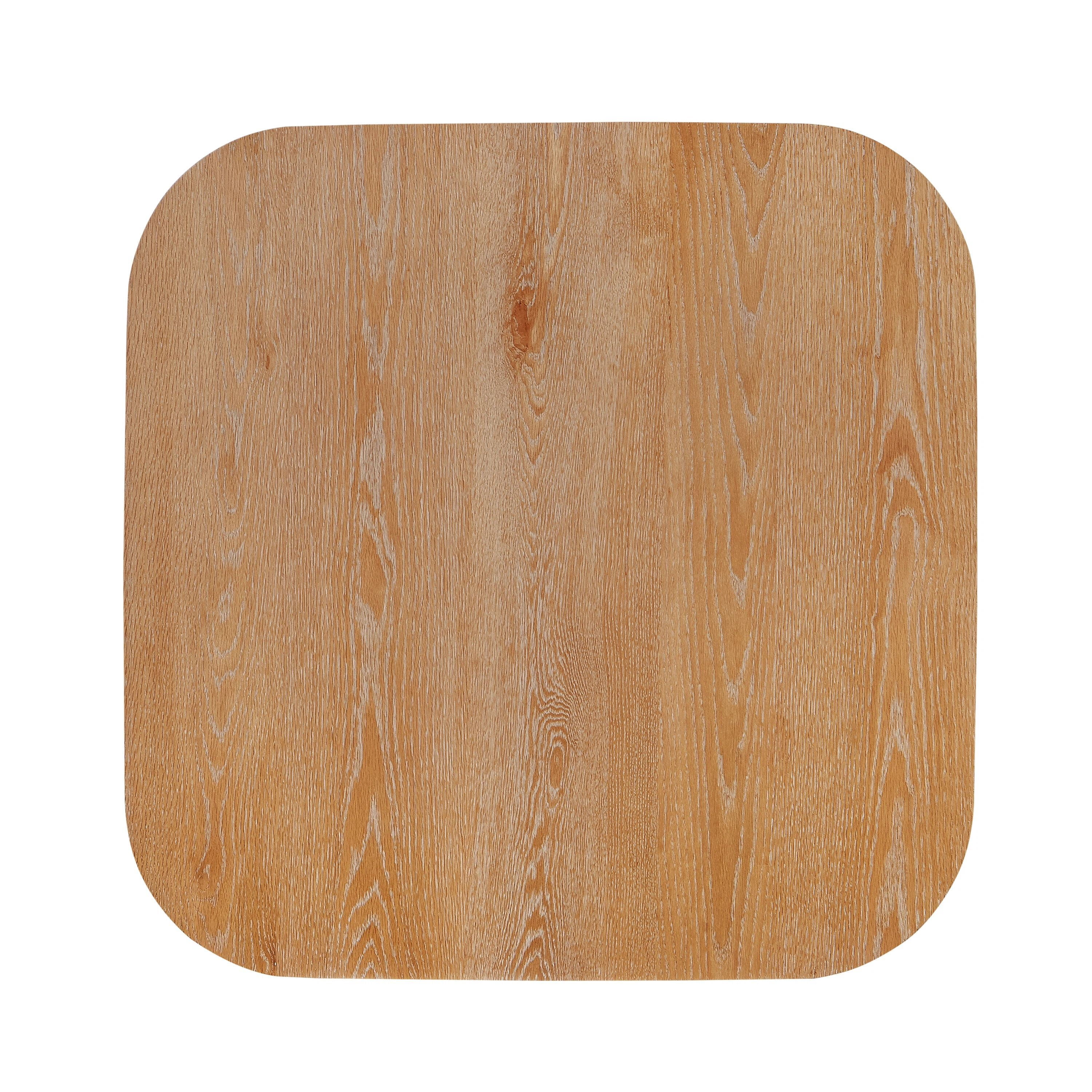 Euroco 35" Square Dining Table for 2, Solid Wood Kitchen Table for Dining Room, Small Space, Apartment,Home Office,Natural