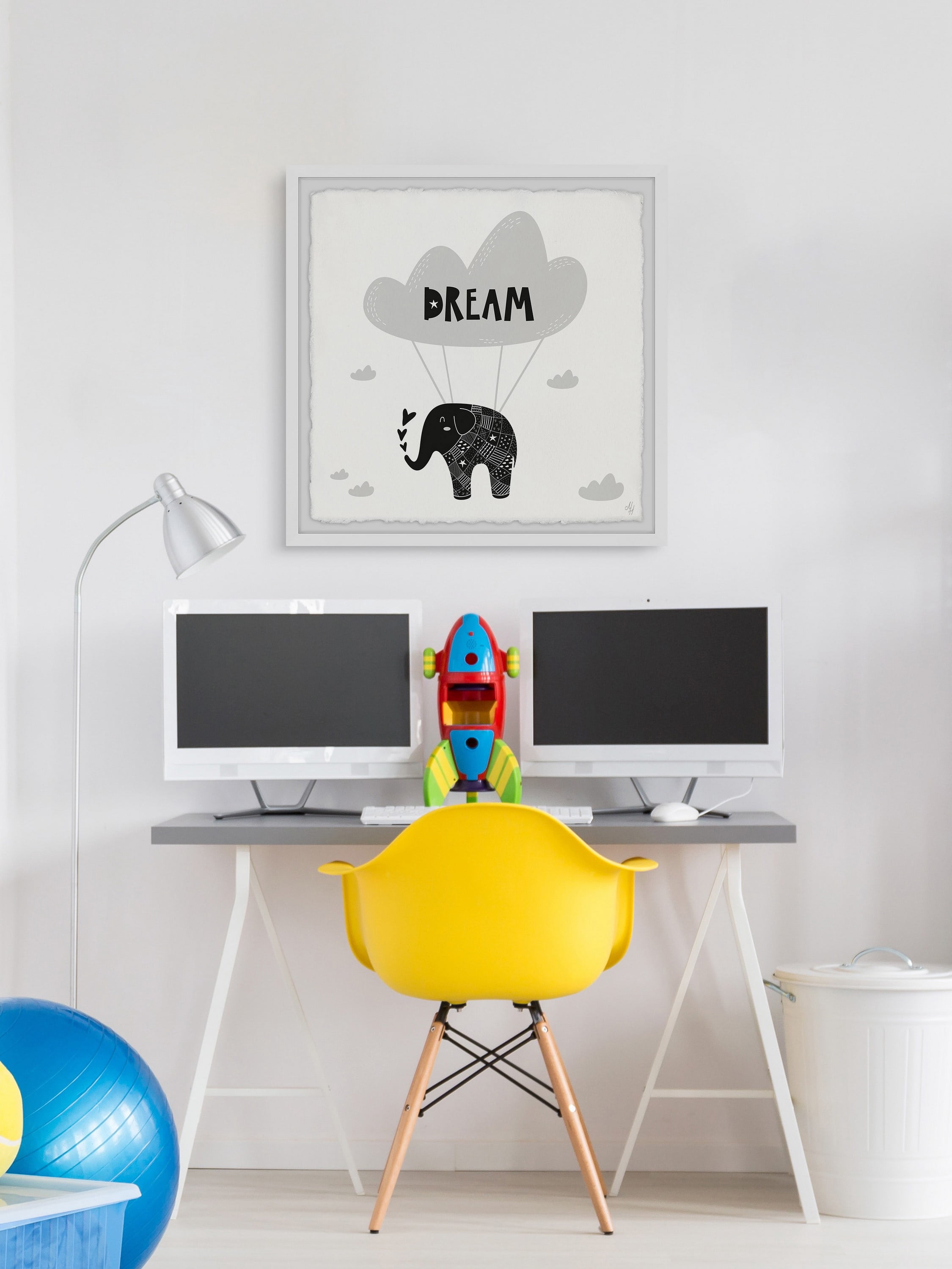 Marmont Hill Elephants Dream Framed Wall Art