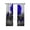 Blue, variant on Purple Rose Blackout Curtains 45 Inches Length, Raindrops Floral Butterfly Abstract Grey Art Window Treatment Thermal Insulated Drapes for Bedroom Living Room 2 Panels 84x45 Inches