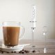 thumbnail image 5 of Espumador de leche eléctrico multiusos Batidora de mano de carga USB para batidor de café Mezclador de bebidas de espuma de leche Frappe Huevo blanco Soledad Vaporizador de leche, 5 of 8