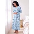 thumbnail image 5 of Dreams & Co. Plus Size Long-Sleeve Gown, 5 of 6