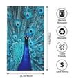 thumbnail image 2 of Balery Beautiful Blue Peacock Toalla de Microfibra Premium con Estampado – 27.5x16 pulgadas, Alta Absorción, Suave y Aterciopelada, Secado Rápido, 2 of 6