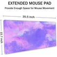thumbnail image 2 of Pink Pastel Desk Mat, Gorgeous Starry Sky Desk Pad, Cute Large Gaming Mousepad, Gamer Girl Desk Pad 35.4" X 15.7", Non-Slip Laptop Computer Keyboard Mousepad for Office and Home, 2 of 6