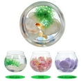thumbnail image 6 of HONMEET 2-Pack Small Plastic Fish Bowl Aquarium Tank for , Simple Elegant Desktop Aquarium Decor, 6 of 6
