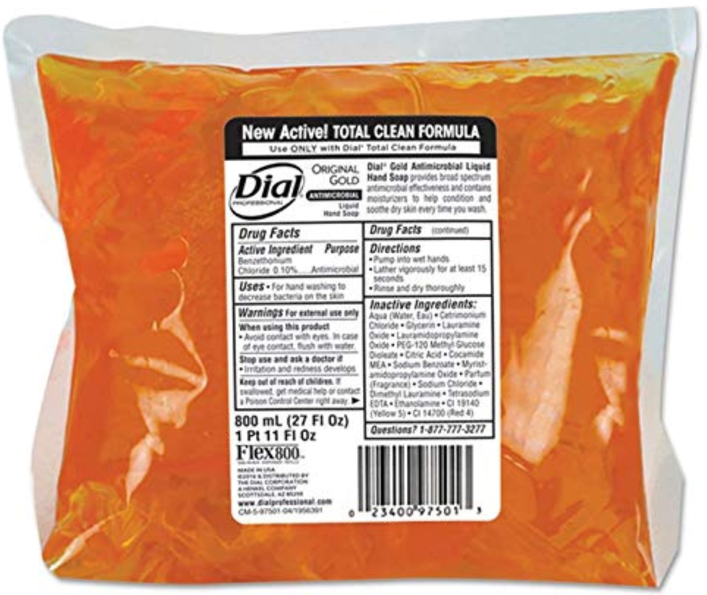 Dial Professional Model Number 97501 Liquid Dial Gold Soap Refill