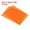 Orange, variant on Uxcell A5 Clear Document Pouch Plastic L Type Folders, Orange 12 Pack
