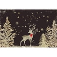 thumbnail image 3 of PI Studio 14x11 Black Modern Framed Museum Art Print Titled - Prancer At Night, 3 of 5