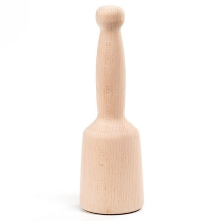

Lehman s Natural Unfinished Beech Hardwood Bell Shaped Mallet 9 1/2 x 3