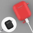 thumbnail image 3 of PANDACO Navy Soft Case for AirPods Charging Case (1st/2nd Gen), 3 of 5