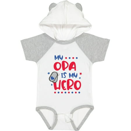 

Inktastic Memorial Day My Opa is My Hero Gift Baby Boy or Baby Girl Bodysuit
