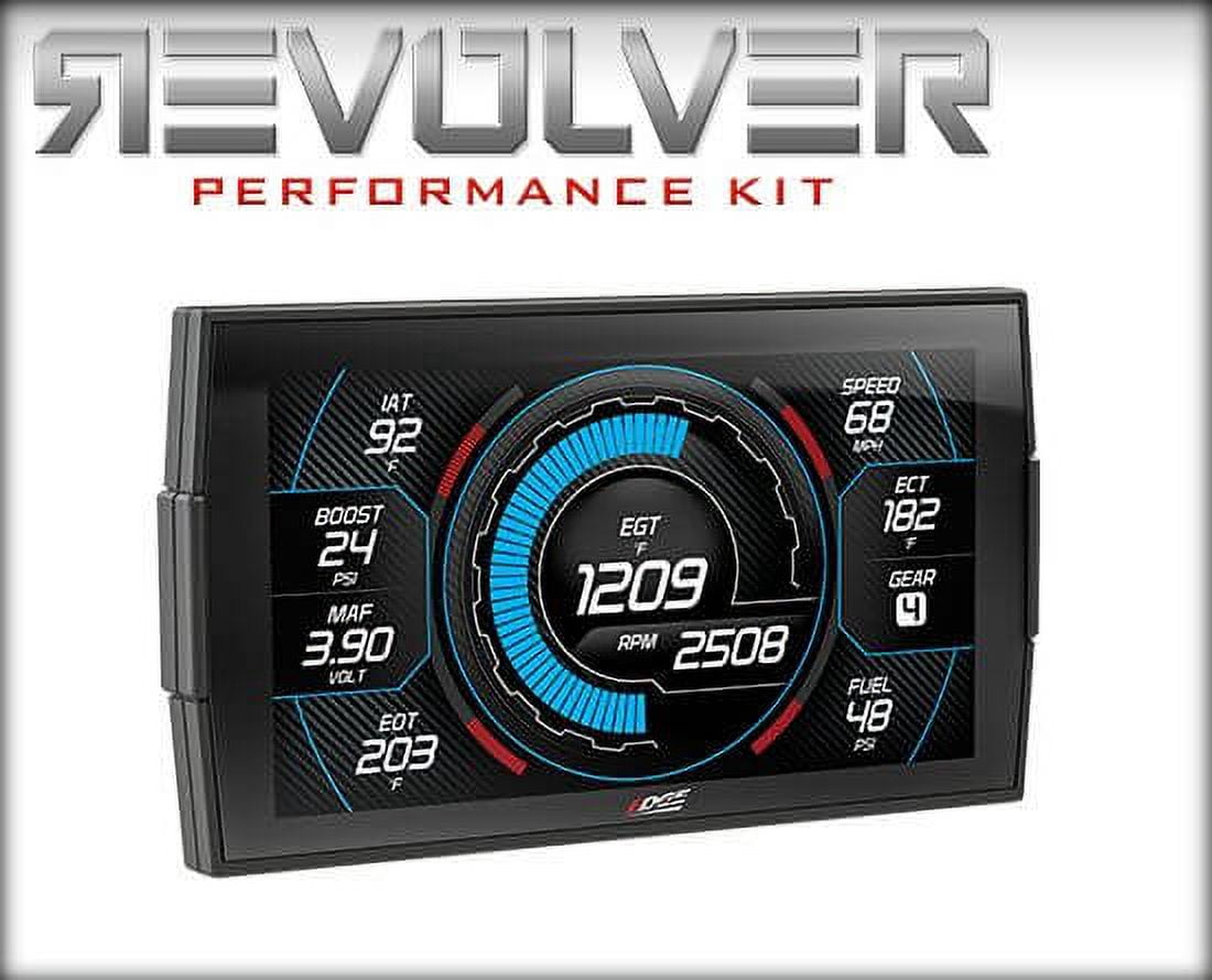 Edge 14105-3 Revolver CTS3 Digital Gauge Monitor & Performance Chip Kit