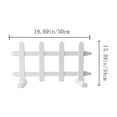 thumbnail image 3 of Plastic Garden Fence for Lawn and Flower Bed Edging Decorative Picket Border for Gardens Plants and Yard Landscaping, 3 of 8