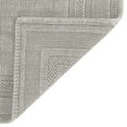thumbnail image 5 of Jean Pierre Cotton Stonewash Racetrack 21x34 in. Bath Rug, Taupe Gray, 5 of 6