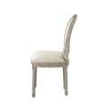 thumbnail image 3 of Rustic Manor Christianna Linen Upholstered Dining Chair, Cream White, 3 of 8