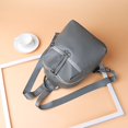 thumbnail image 3 of YOPTOP Sac à Dos pour Femmes, Sac d'Étudiant en Cuir Souple, Gris, 3 of 3