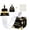 Black Gold Birthday#02, variant on Black Gold Surprise Pull Money Gift Box, Paper Cash Pull‑Out Surprise Container With 50Pcs Clear Pouches, Decorative Gift Box For Birthday Anniversary Party Celebration
