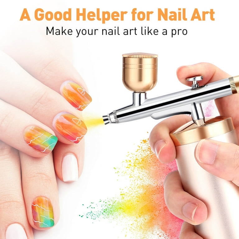 Airbrush Rechargeable Cordless Airbrush-Kit Compressor - 30Psi High Pressure